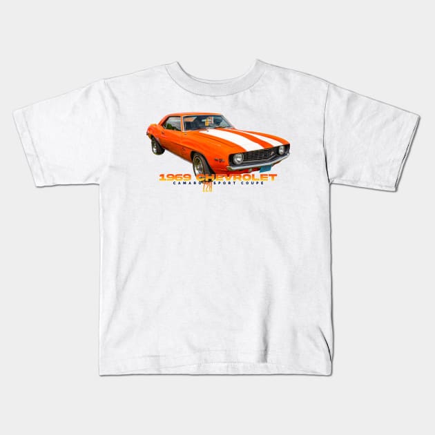 1969 Chevrolet Camaro Z28 Sport Coupe Kids T-Shirt by Gestalt Imagery